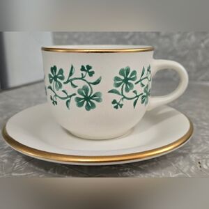 Vintage General Foods International Coffee Irish Cream Café Cup And Saucer Set